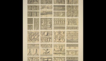 Репродукция картины "renaissance ornament no. 8. ornaments from stone and wood from the collections of the and louvre and hotel cluny" художника "джонс оуэн"