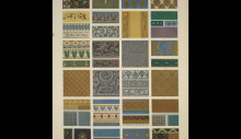 Репродукция картины "renaissance ornament no. 4. enamels from the louvre and hotel cluny" художника "джонс оуэн"