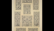 Картина "renaissance ornament no. 1. renaissance ornaments in relief, from photographs taken from casts in the crystal palace, sydenham" художника "джонс оуэн"