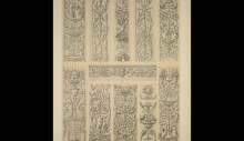 Картина "renaissance ornament no. 2. renaissance ornaments in relief, from photographs taken from casts in the crystal palace, sydenham" художника "джонс оуэн"