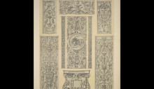 Картина "renaissance ornament no. 3. renaissance ornaments in relief, from photographs taken from casts in the crystal palace, sydenham" художника "джонс оуэн"