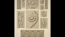 Репродукция картины "hindoo ornament no. 1. ornaments from a statue at the asiatic&#39;s society house" художника "джонс оуэн"