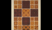 Картина "medieval ornament no. 4. encaustic tiles of various periods." художника "джонс оуэн"
