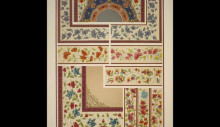 Картина "persian ornament no. 5. from a persian manuscript, marlborough house." художника "джонс оуэн"