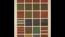 Репродукция картины "indian ornament no. 3. ornaments from woven fabrics and paintings on vases exhibited in the indian collection, now at marlborough house" художника "джонс оуэн"