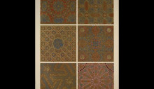 Репродукция картины "moresque ornament from the alhambra no. 4. square diapers" художника "джонс оуэн"