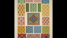 Картина "persian ornament no. 1. ornaments from persian manuscript in the british museum" художника "джонс оуэн"