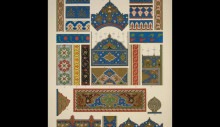 Репродукция картины "persian ornament no. 3. ornaments from persian manuscript in the british museum" художника "джонс оуэн"
