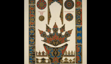 Репродукция картины "turkish no. 1. ornaments in relief from mosques, tombs and fountains in constantinople" художника "джонс оуэн"