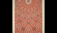 Копия картины "turkish no. 3. decoration of the dome of the tomb of soliman i. in constantinople" художника "джонс оуэн"