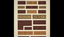 Картина "greek no. 1. the various forms of the greek fret" художника "джонс оуэн"