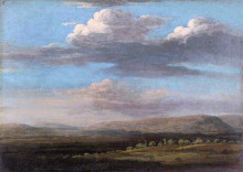 Репродукция картины "view in radnorshire" художника "джонс томас"