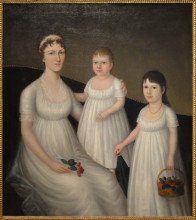 Картина "grace allison mccurdy and her daughters" художника "джонсон джошуа"
