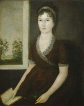 Копия картины "sarah ogden gustin" художника "джонсон джошуа"