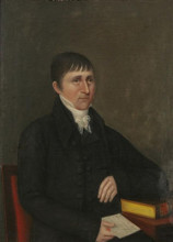 Репродукция картины "portrait of elisha stansbury" художника "джонсон джошуа"