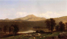 Картина "view of mt. lafayette, new hampshire" художника "джонсон дэвид"