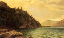 Репродукция картины "lake george" художника "джонсон дэвид"