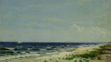 Репродукция картины "ocean beach, nj" художника "джонсон дэвид"
