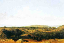 Копия картины "view of narragansett bay near warwick, rhode island" художника "джонсон дэвид"