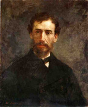 Репродукция картины "sanford robinson gifford" художника "джонсон истмен"