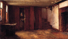 Репродукция картины "susan ray&#39;s kitchen - nantucket" художника "джонсон истмен"