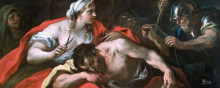 Копия картины "samson and delilah" художника "джордано лука"