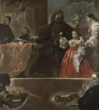 Картина "a homage to velazquez" художника "джордано лука"