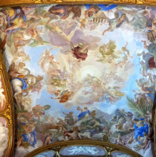 Репродукция картины "the triumph of judith" художника "джордано лука"