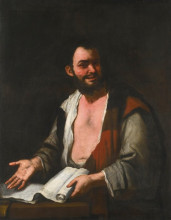 Копия картины "democritus" художника "джордано лука"