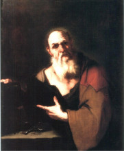 Копия картины "socrates" художника "джордано лука"