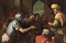 Копия картины "pilate washing his hands" художника "джордано лука"