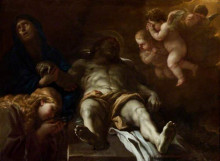 Копия картины "the lamentation" художника "джордано лука"