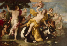 Картина "the rape of europa" художника "джордано лука"