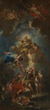 Копия картины "allegory of divine wisdom" художника "джордано лука"