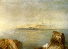 Репродукция картины "seascape" художника "джордж фредерик уоттс"