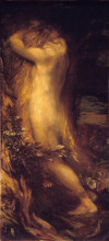 Копия картины "eve repentant" художника "джордж фредерик уоттс"