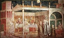 Репродукция картины "feast of herod" художника "джотто"