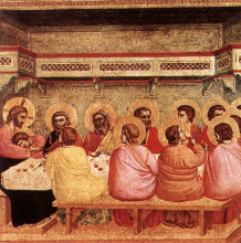 Копия картины "last supper" художника "джотто"