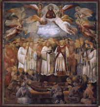 Картина "death and ascension of st. francis" художника "джотто"