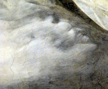 Копия картины "death and ascension of st. francis (detail)" художника "джотто"