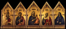 Копия картины "badia polyptych" художника "джотто"