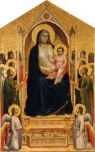 Картина "madonna in maest (ognissanti madonna)" художника "джотто"