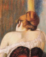 Копия картины "woman in corset" художника "дзандоменеги федерико"