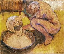 Копия картины "the washtub" художника "дзандоменеги федерико"