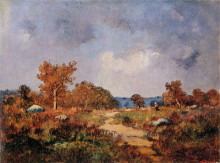 Копия картины "autumn landscape" художника "диаз нарсис"