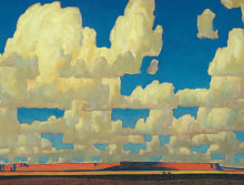 Копия картины "cloud world" художника "диксон мейнард"