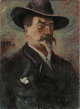 Картина "self-portrait" художника "дирикс карл эдвард"