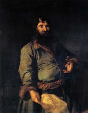 Копия картины "philanthropic giver (portrait of n. a. sezemov)" художника "дмитрий левицкий"