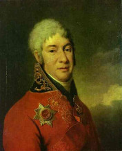 Копия картины "portrait of i. v. lopukhin" художника "дмитрий левицкий"
