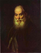 Репродукция картины "portrait of g. k. levitzky, artist s father" художника "дмитрий левицкий"